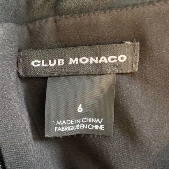 Club Monico Black party dress with netted upper bodice - Picture 3 of 4